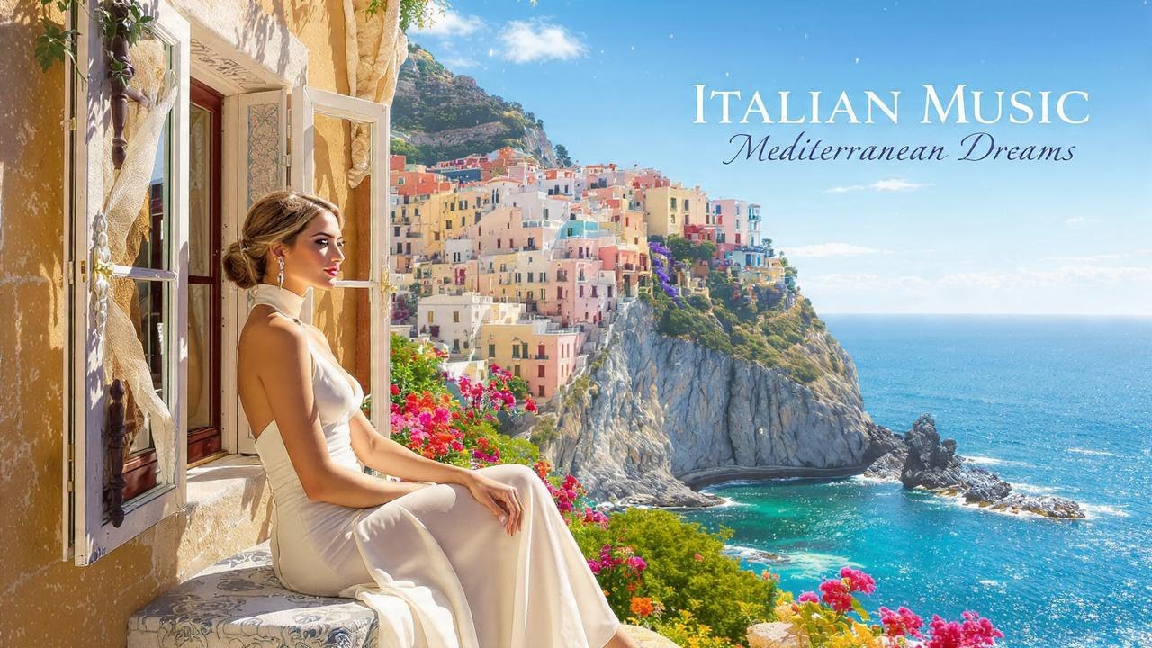Italian Vibes & Mediterranean Paradise 🎶 Relaxing Italy Scenery 4K | Dolce Italia Music