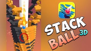 Stack ball level 119-128 iOS Android gameplay walkthrough gaming videos OS gaming