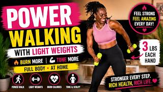 FAST WALKING AT HOME 3LBS WEIGHTED WALKING AT HOME I ONLY 15 MINS DAILY