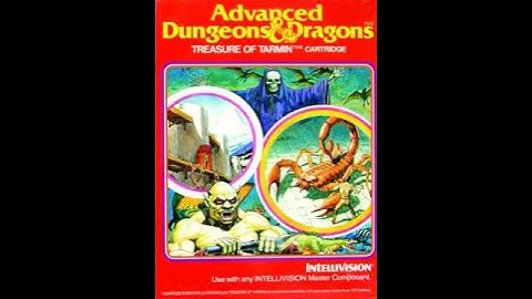 Intellivision LIVE Game Box Art | AD&D Treasure of Tarmin #intellivision #atari #retrogaming #add