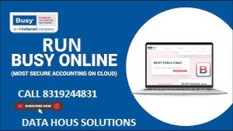 how to run Busy software in cloud #Busy Software