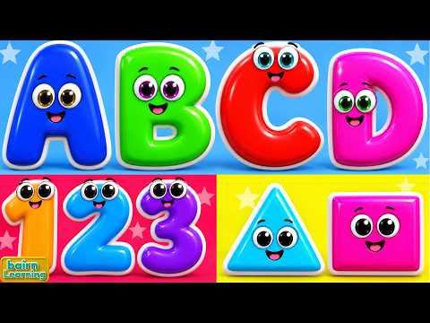 Preschool Learning Videos For 5 Year Olds | ABCs, 123s Shapes, and Colors Song