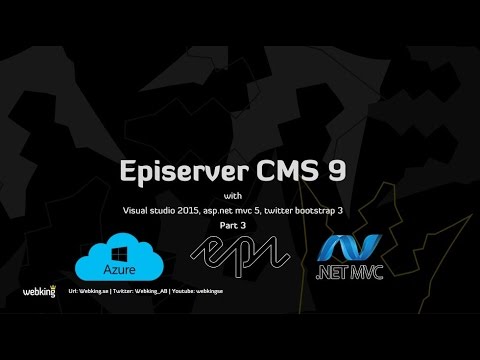 Episerver CMS 9 tutorial deploy your website to azure part 3