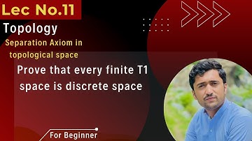 Every finite T1 space is discrete||T1 space ||separation axiom||explanation of T1 space