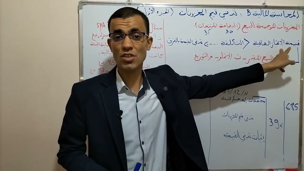 المحاسبة المالية B22 خسارة القيمة عن المخزونات الجزء الأول