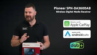 Pioneer SPH-DA360DAB Wireless Apple CarPlay & Android Auto SPHDA360DAB  Wi-Fi DAB