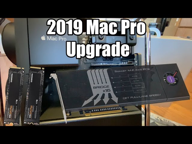 Mac Pro 2019 Sonnet PCIe M.2 Expansion Upgrade + Sonnet Allegro