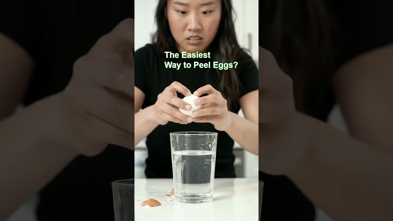 The Easiest Way To Peel Eggs 