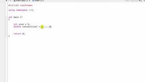 Filling arrays with a loop (C++ programming tutorial)