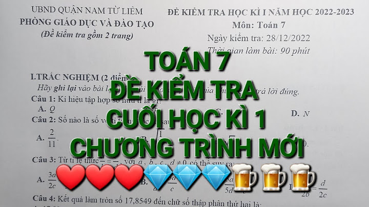 Đề cương toán học kì 1 lớp 7 năm 2024