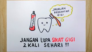 Gambar iklan layanan masyarakat tentang kesehatan gigi