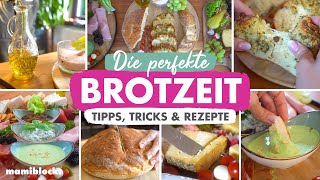 Tipps & Tricks für die BROTZEIT ❤️🤤  | Einfache Brotrezepte & Dips | Perfektes Abendbrot | mamiblock