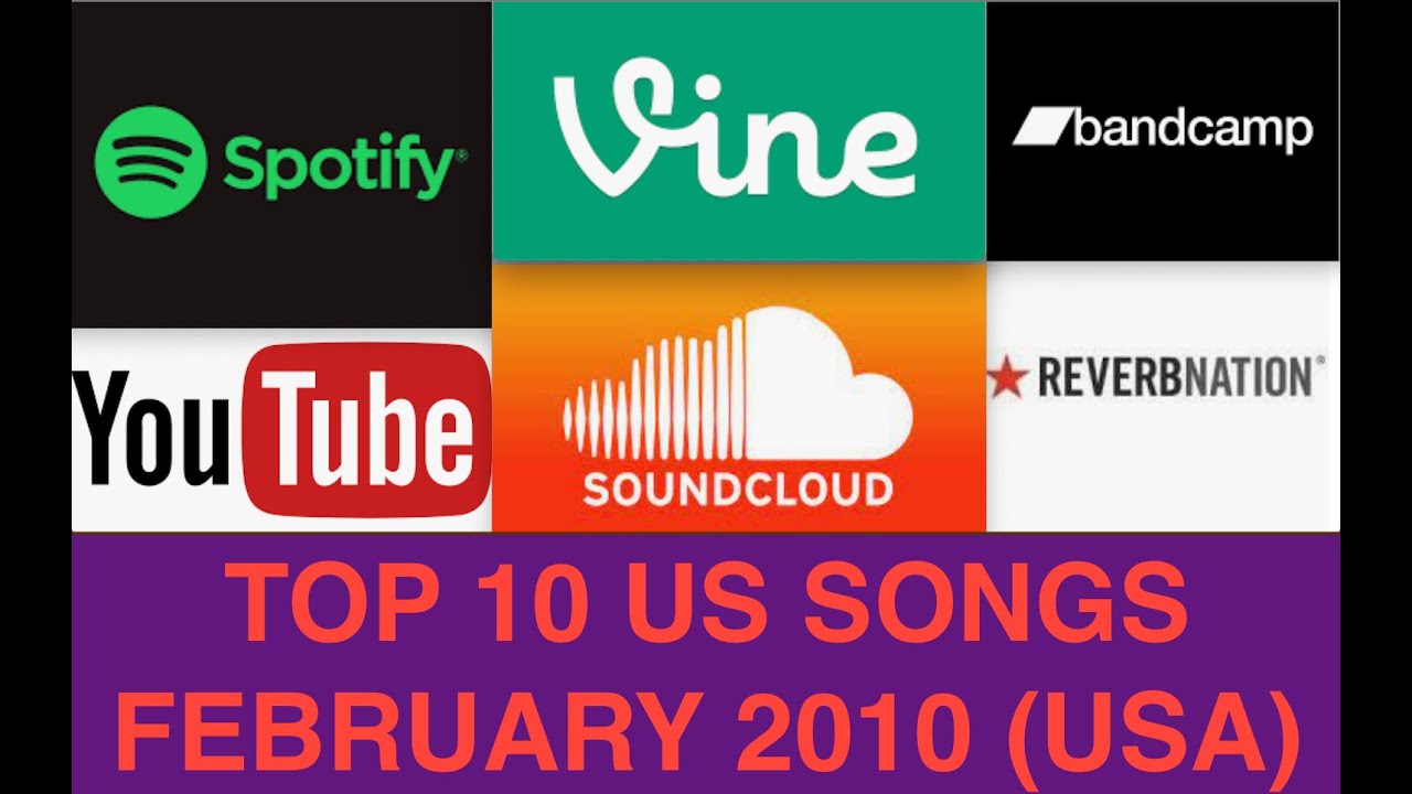 Top 10 US Songs FEB 10 T Swift, J Beiber, Ludacris, J Derulo, Timbaland, Timberlake, Keha, L