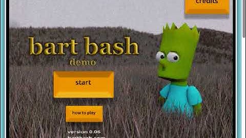 bart bash gameplay