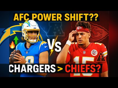 ⚡️CHARGERS Just Took Over the AFC West?! Chiefs in TROUBLE?! 👀🔥
