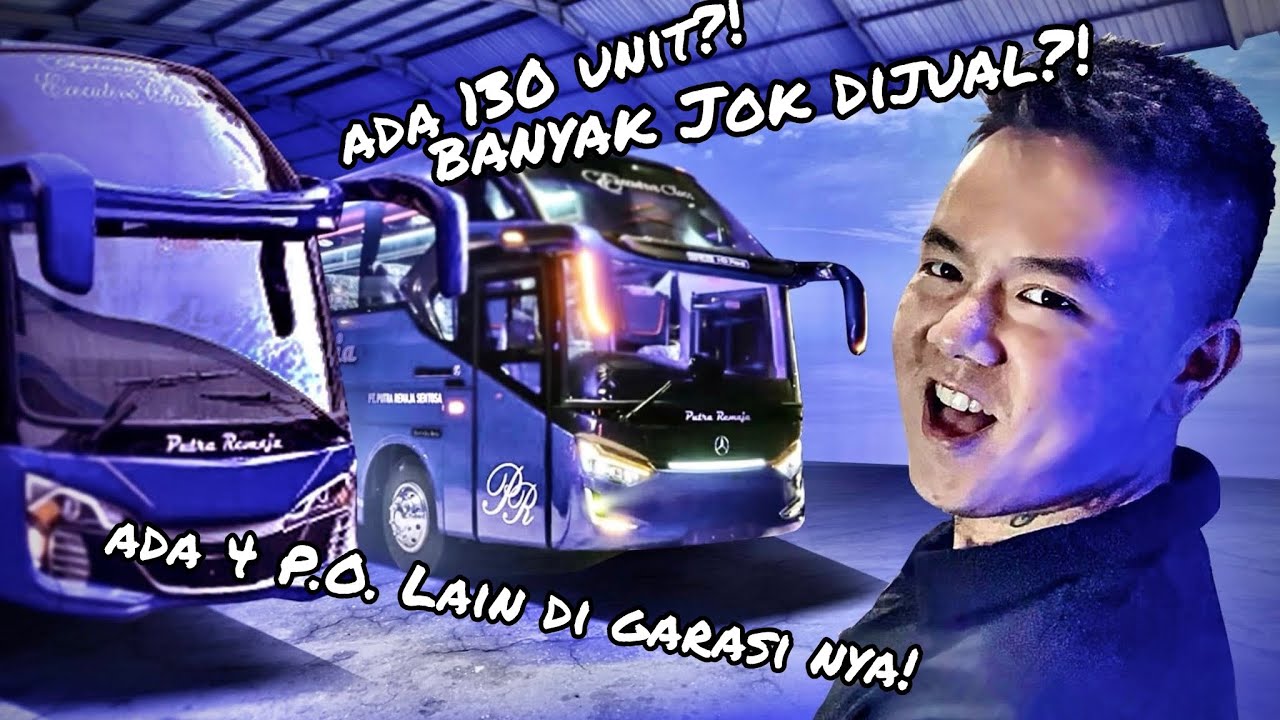 Mampir ke Garasi Bus Putera Remaja! (Ga sembarang orang bisa masuk) BANYAK UNIT Vintage!