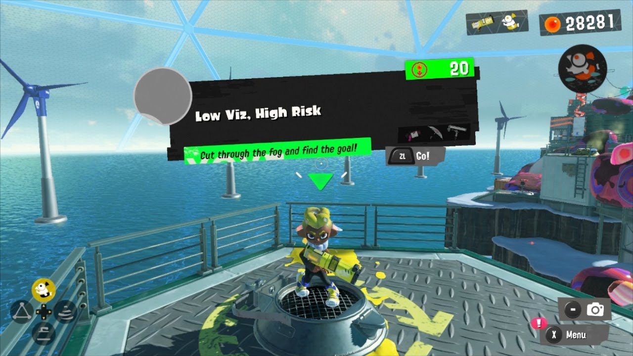 Splatoon 3 - Hero Mode - Site 5-9 (.52 Gal): Low Viz, High Risk - YouTube