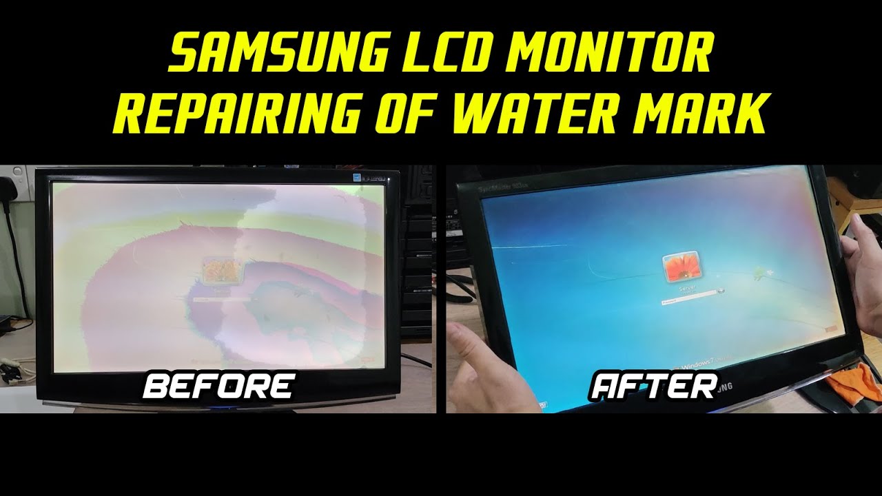 Update Samsung LCD Monitor repairing of water mark 三星液晶显示器水印修复