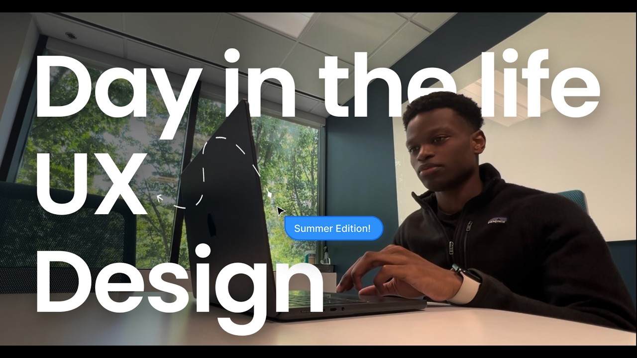 Realistic Day in the Life of a UX Design Intern (Summer Edition) - YouTube