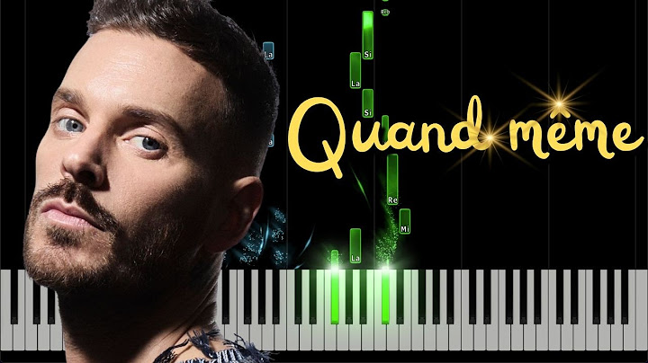 M. Pokora - Quand même - Piano Cover Tutorial
