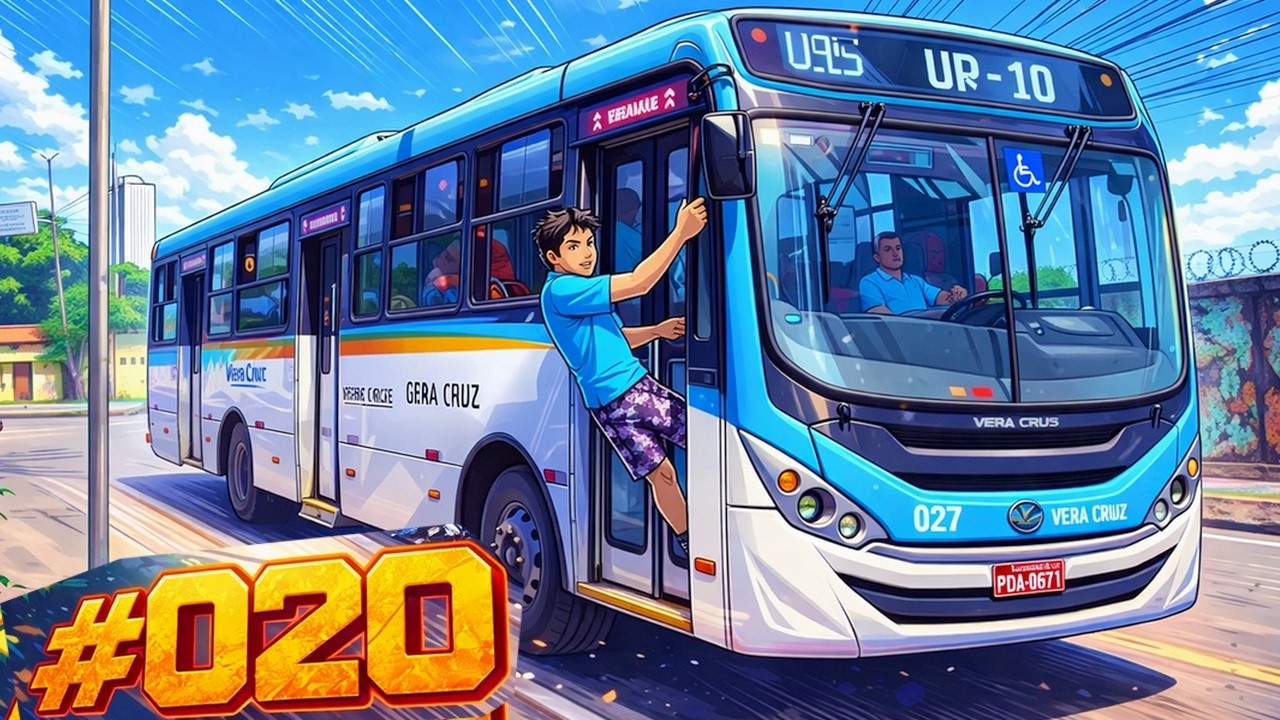 #020 - Recordando movimento intenso na Avenida Sul. Recife com muitos ônibus ( até da Vera Cruz )