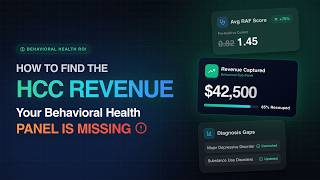 How to Find the HCC Revenue Your Behavioral Health Panel Is Missing