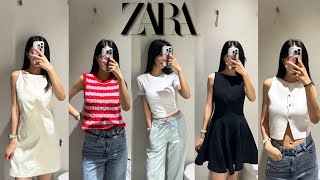 자라 신상 입어보기 ZARA 🩵l 자라 하울 l 신상 원피스, 여름 코디 추천 l 자라 여름 신상🌞🏝️