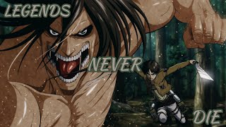 Eren Yeager Legends Never Dieamv Attack On An