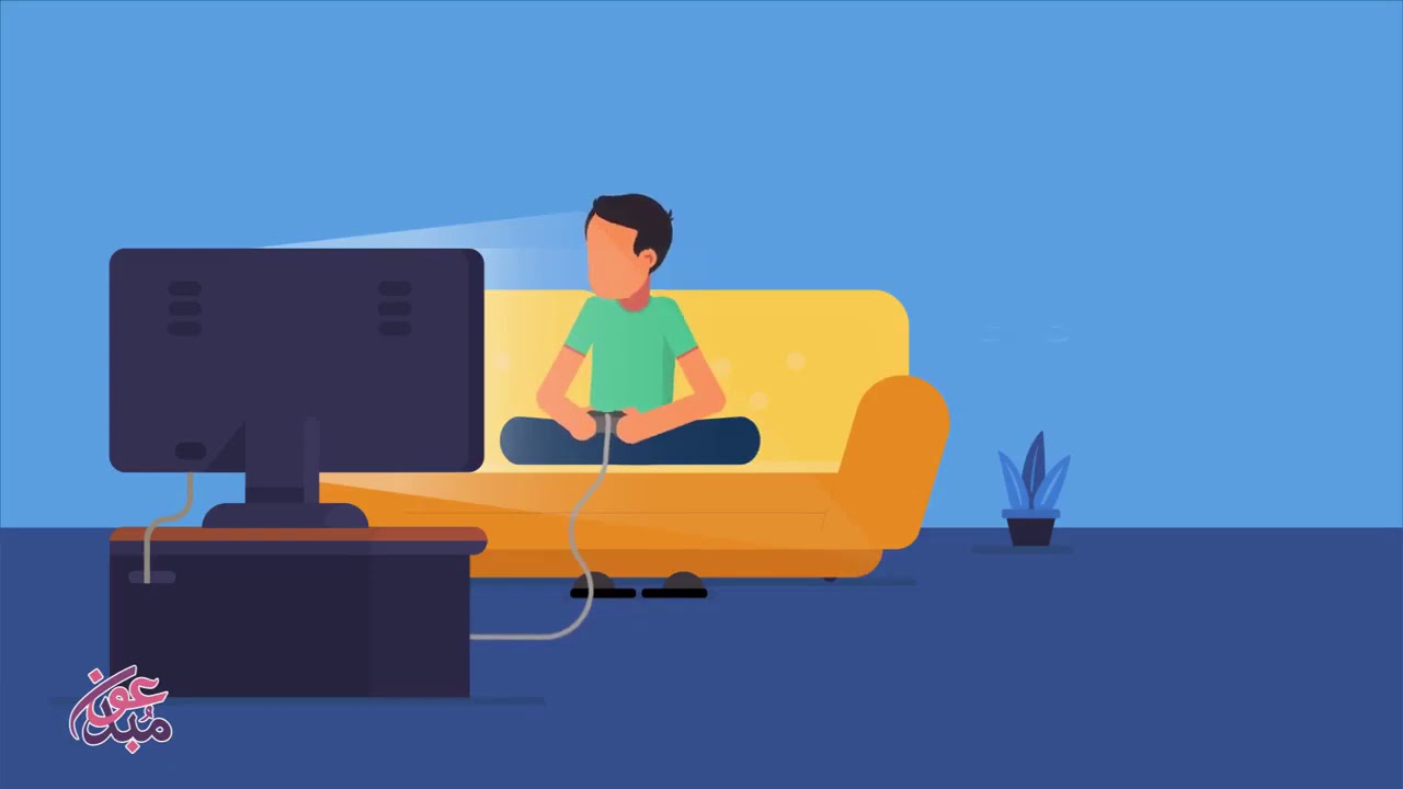 مخاطر الألعاب الإلكترونية || موشن جرافيك
