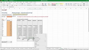 Time Series Forecasting & Error Analysis
