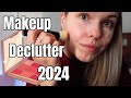 New year declutter challenge 2024 makeup decluttering motivation  merit beauty review  minimalism