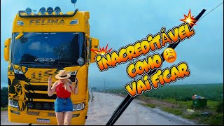 Entrei Na Fazenda Caminhão Deslizando Muita Chuva