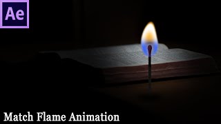 How to create a flame on matchsticks in After Effects without using plugins - 149