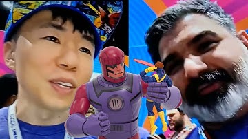 SDCC 2025 Hasbro Interviews and Motu Figure Booth