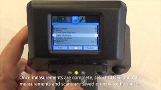Demonstration of LaserGauge HS742 Sensor measuring countersinks