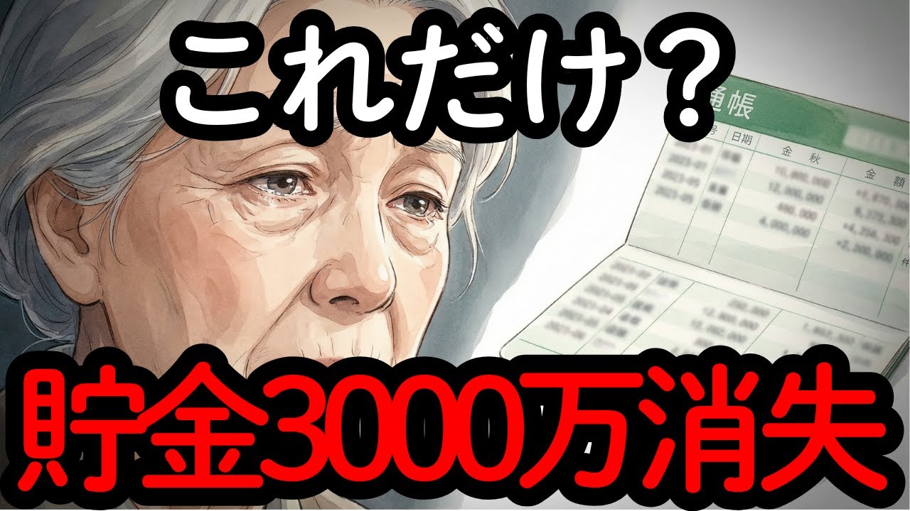 【これだけ？】定年5年で貯金3000万円が消えた｜まだ働かなくても大丈夫と言い続けた70歳元課長の末路