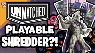 Turn Shredder into a playable fighter in Unmatched!