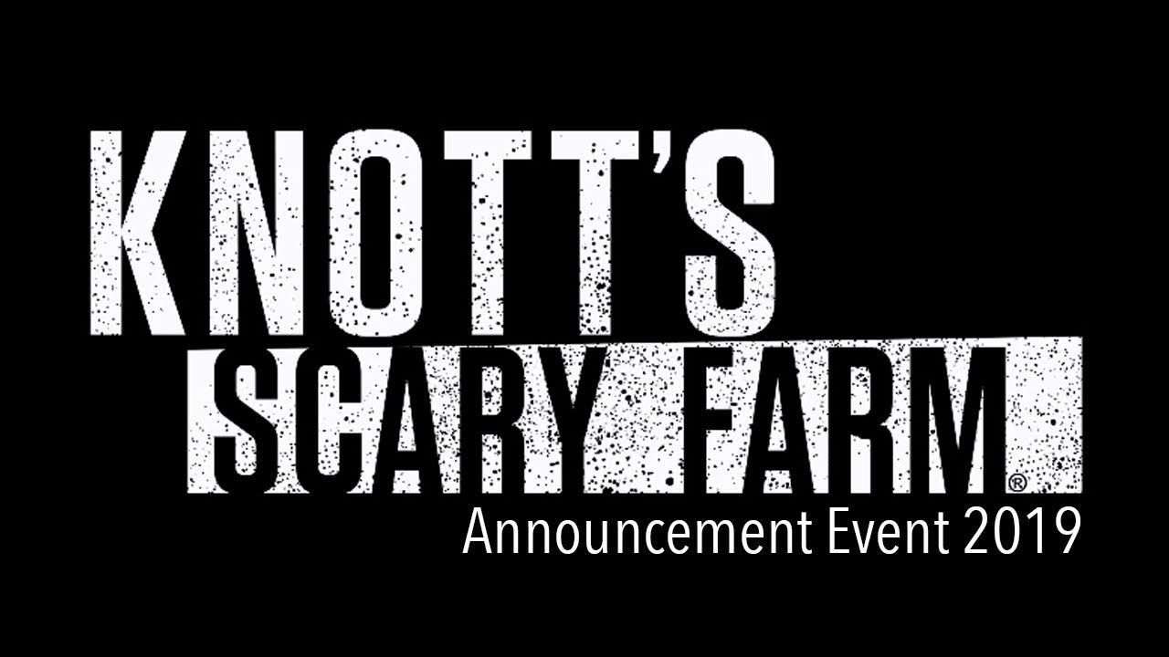 Knott's Scary Farm 2019 Announcement Event Full Video [HD]