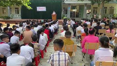 Lễ tri ân thầy cô và ra trường cho học sinh lớp 5 khóa học 2018-2023