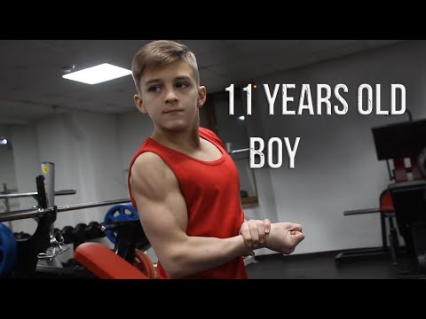 Young Muscle Machine - Physique Upgrade With WORLD Strongest Boy | Kikboxer Mark