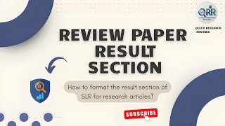 How to Format the Results Section of PRISMA-BASED Systematic Literature Review