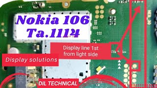 Nokia 106 (ta-1114) white display solutions//ways //jumper