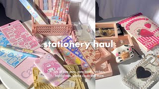 huge stationary haul 📓📦 ·˚ ༘ ft. Stationery pal