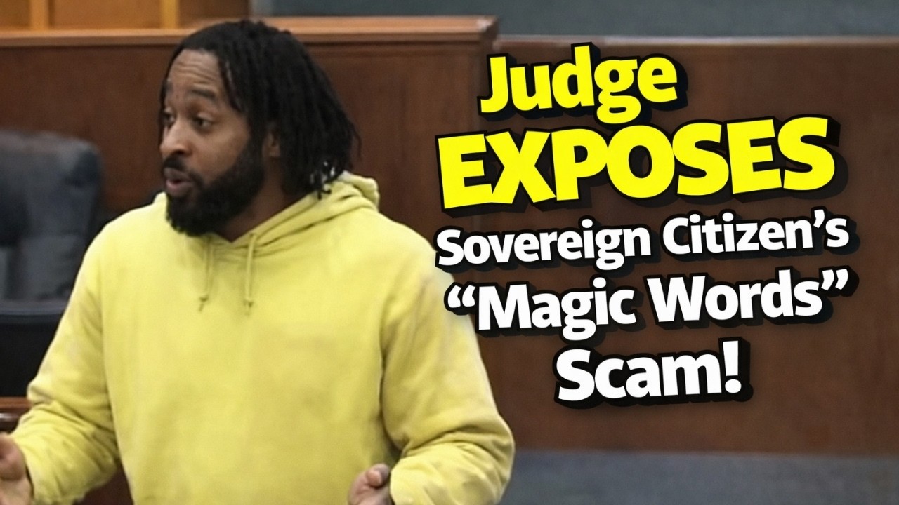 Judge EXPOSES Sovereign Citizen’s “Magic Words” Scam!