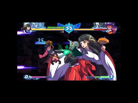 AH3 Maori 100% oki to EF miuACT combo, oki to wall tech throw punish, setplay combo K.O. sequence