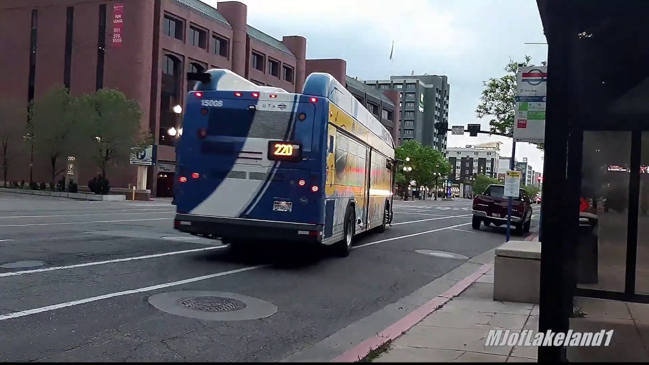 Utah Transit Authority 2015 GILLIG BRTPlus LF40 (CNG) 15008 YouTube