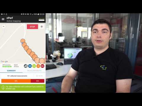 nperf cartographie active 2G 3G 4G et zones blanches ! Pokemon Go mode - video from nPerf