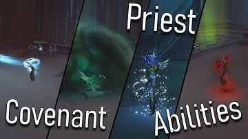 ALL PRIEST COVENANT ABILITIES - World of Warcraft Shadowlands Alpha