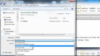 Microsoft Office 2010 - Protected View and Saving as a PDF