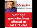 New Age Specialisations offered at MET PGDM